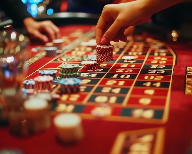 Roulette wheel at agen126 slot
